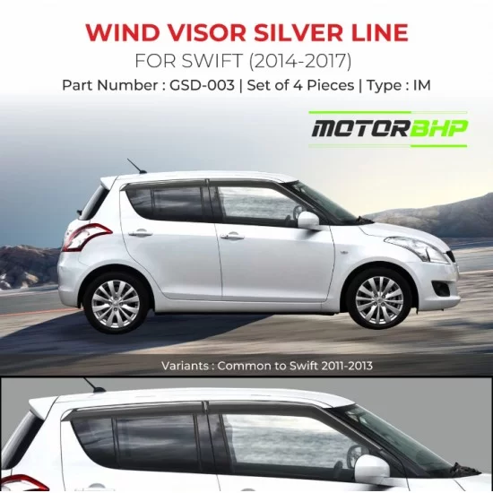 Swift car deals rain guard